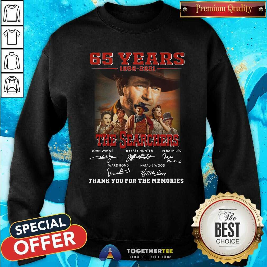 Awesome 65 Years 1956 2021 The Searchers Signatures Shirt