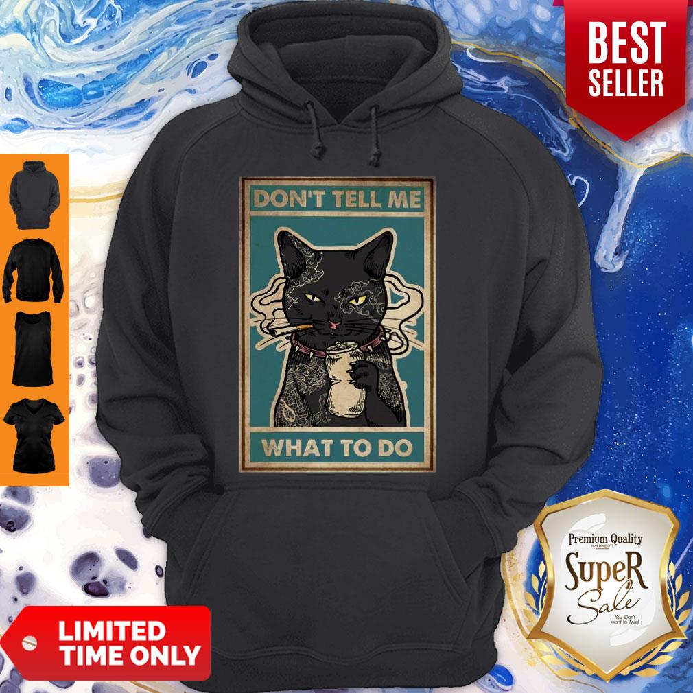 Awesome Black Cat Tattoo I Do What I Want Shirt