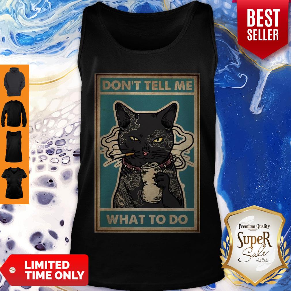 Awesome Black Cat Tattoo I Do What I Want Shirt