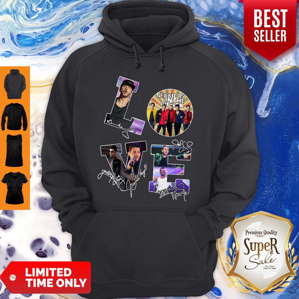 Awesome Love New Kids On The Block All Signature Shirt