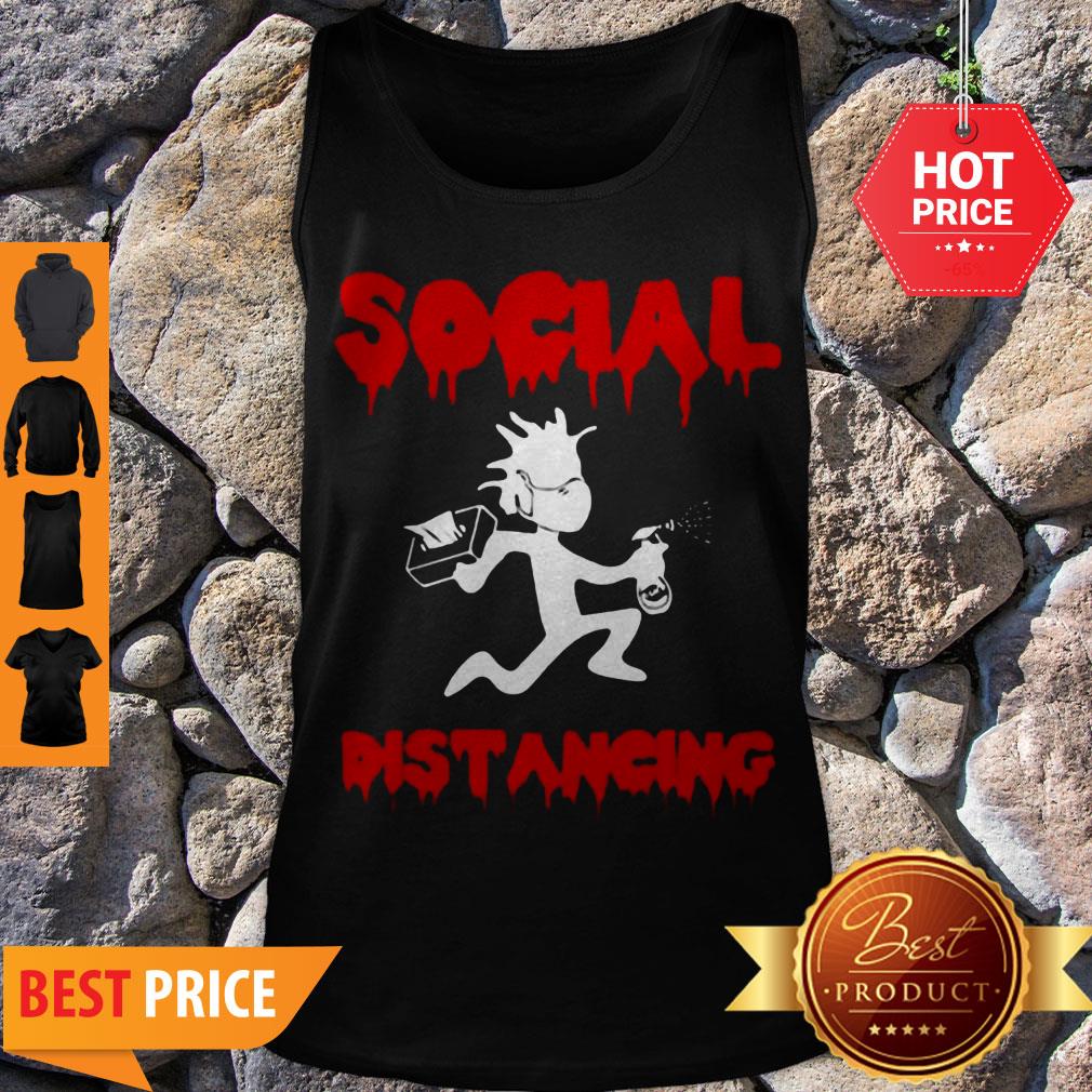 Awesome Rick Sanchez Social Distancing Coronavirus Shirt