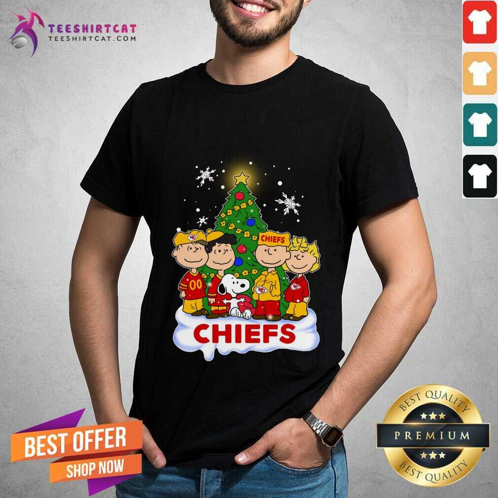 Awesome Snoopy The Peanuts Kansas City Chiefs Christmas Sweaters Shirt