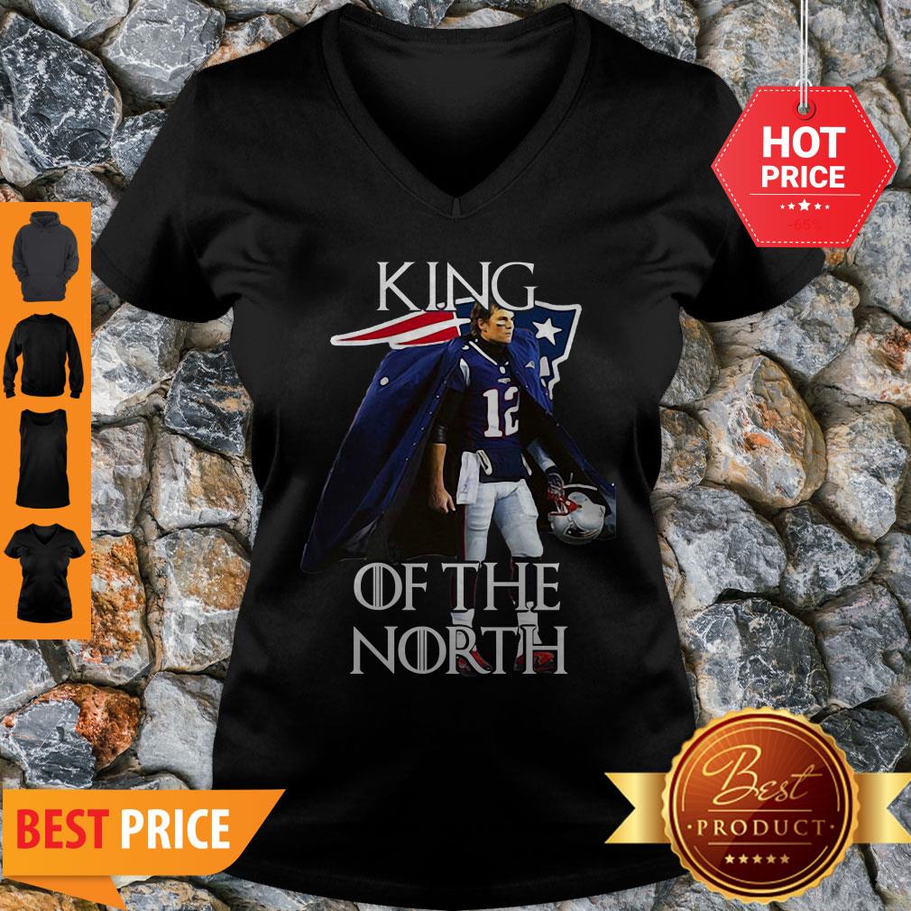 Awesome Tom Brady New England Patriots 12 King Of The North GOT Shirt