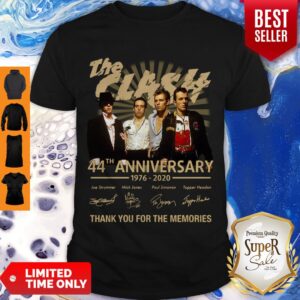 Pretty The Clash 44th Anniversary 1976-2020 All Signature Shirt