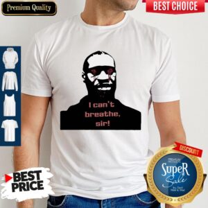 Premium Blood George Floyd I Can’t Breathe Sir Shirt