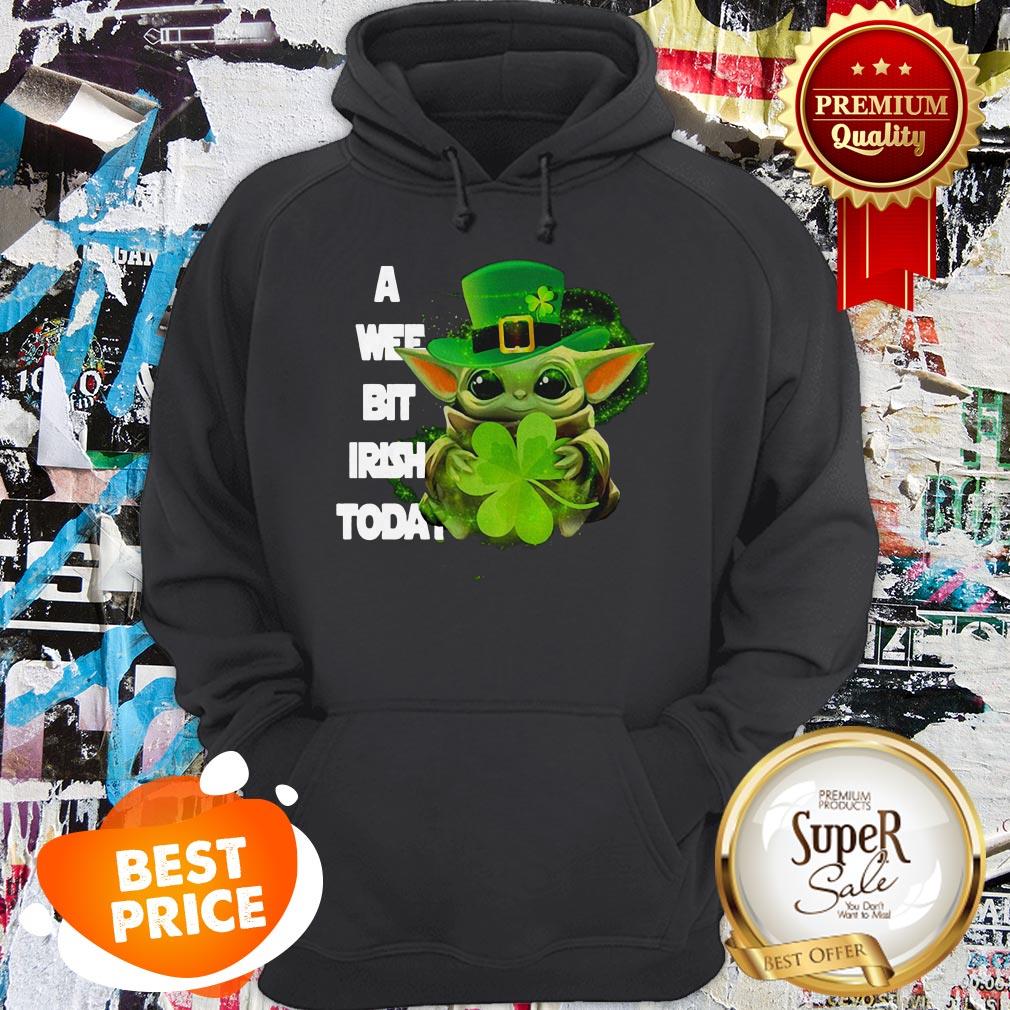 Baby Yoda A Wee Bit Irish Today St. Patrick’s Day Shirt