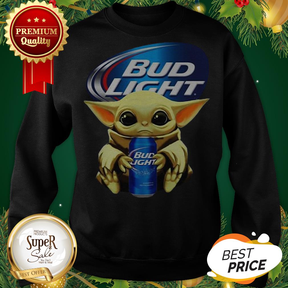 Baby Yoda Hug Bud Light Budweiser Star Wars Mandalorian Shirt