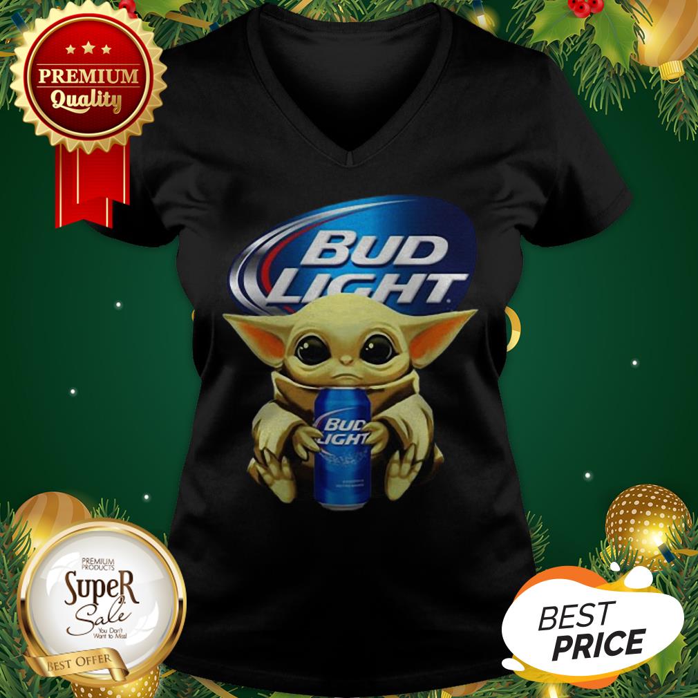 Baby Yoda Hug Bud Light Budweiser Star Wars Mandalorian Shirt