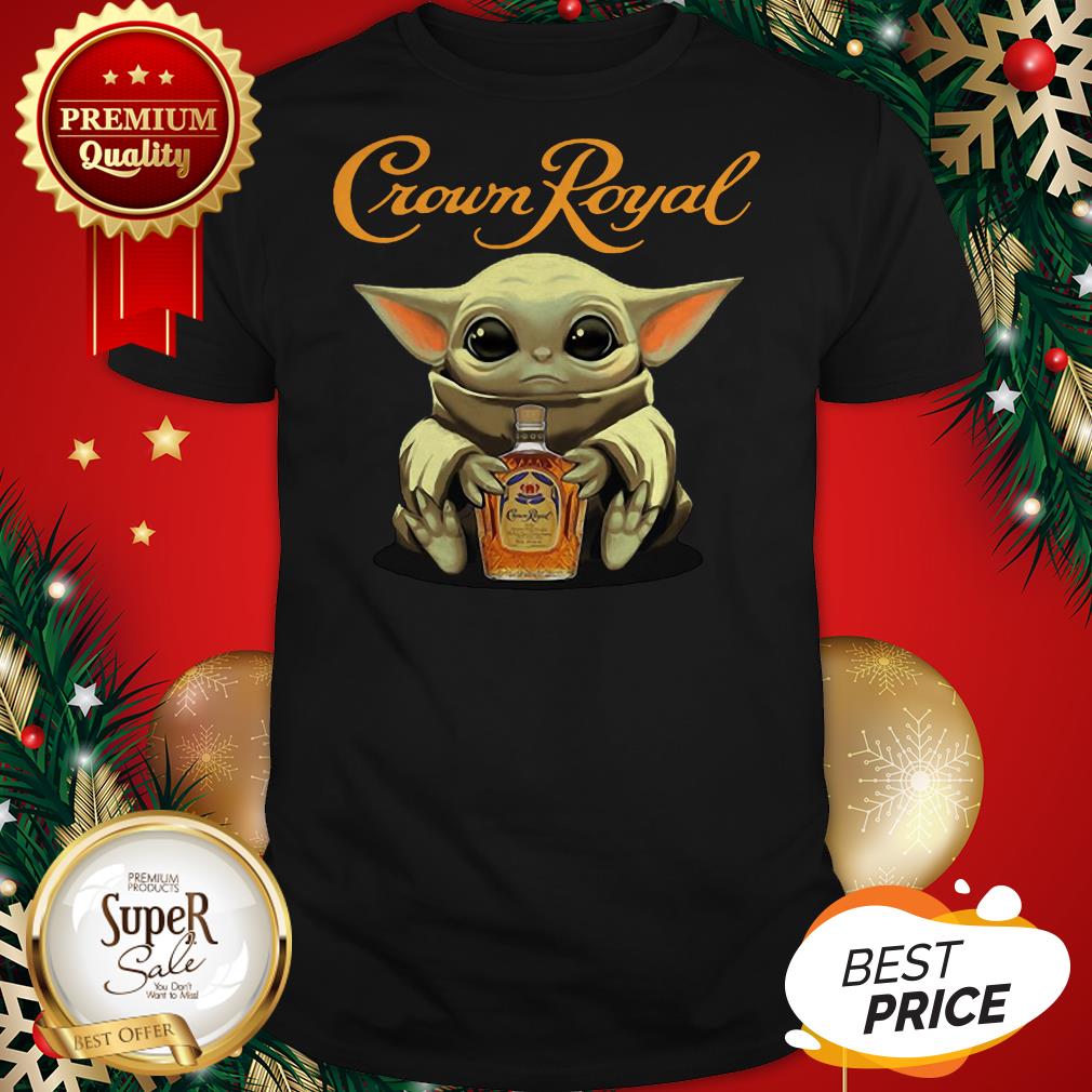 Baby Yoda hug Crown Royal Star Wars Mandalorian Shirt