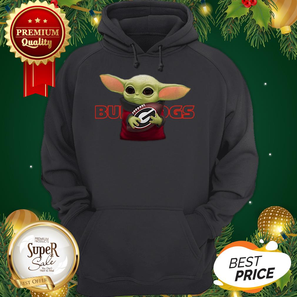 Baby Yoda Hug Georgia Bulldogs Star Wars Mandalorian Shirt