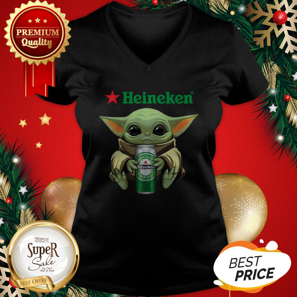 Baby Yoda hug Heineken Star Wars Mandalorian shirt