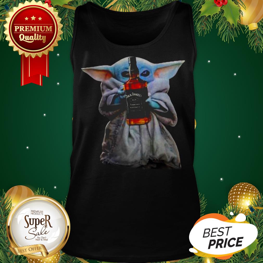 Baby Yoda Hug Jack Daniel Star Wars Mandalorian Shirt