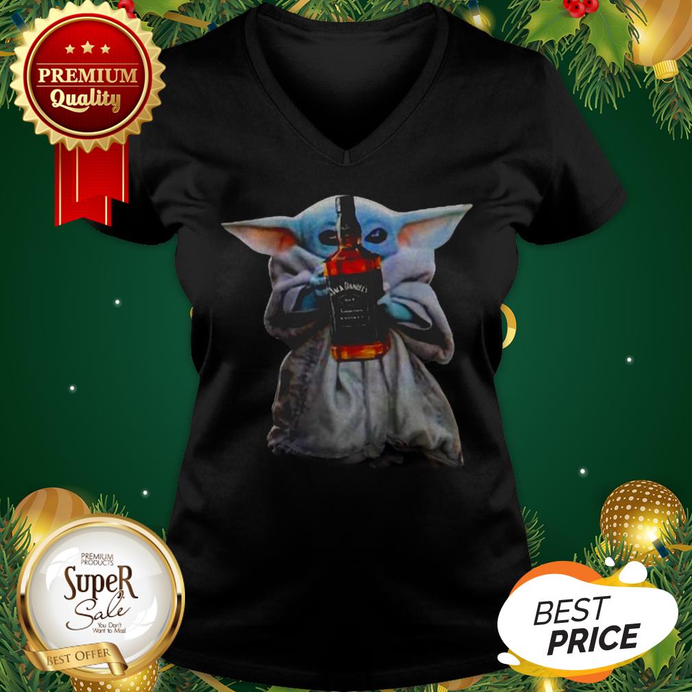 Baby Yoda Hug Jack Daniel Star Wars Mandalorian Shirt