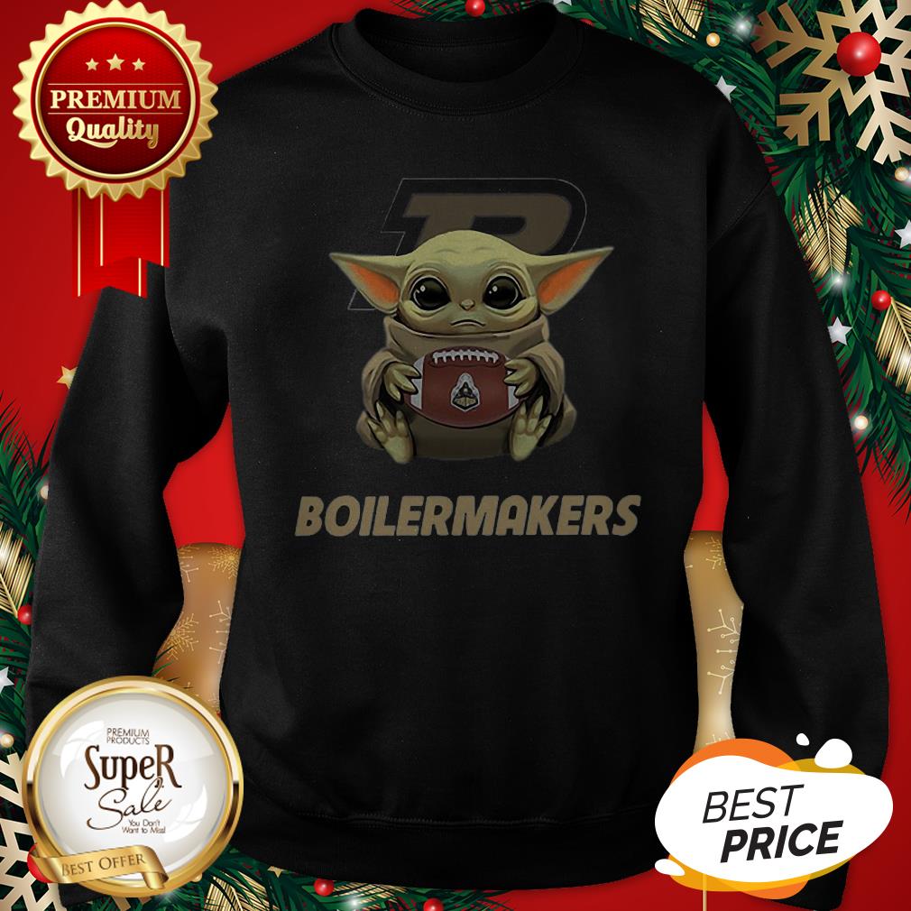 Baby Yoda Hug Purdue Boilermakers Star Wars Mandalorian Shirt