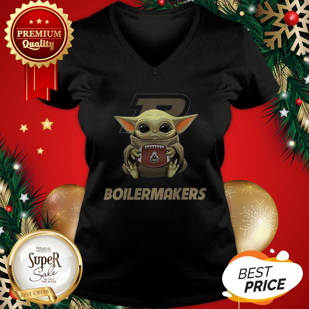 Baby Yoda Hug Purdue Boilermakers Star Wars Mandalorian Shirt