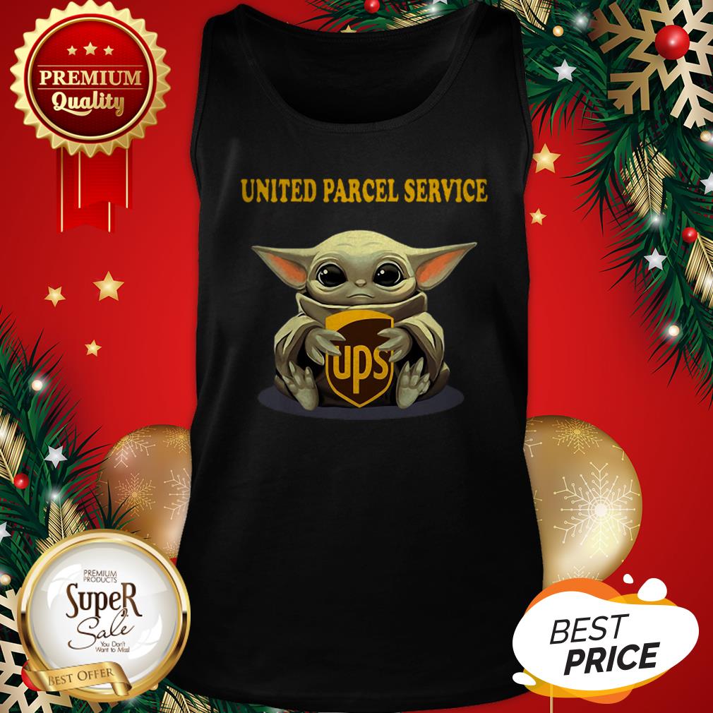 Baby Yoda Hug United Parcel Service Star Wars Mandalorian Shirt