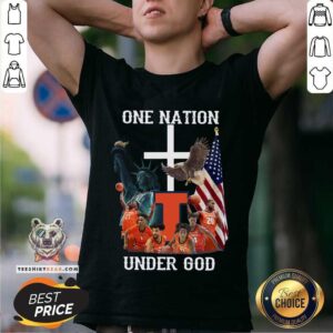 Nice Illinois Fighting Illini One Nation Under God American Flag 2021 Shirt