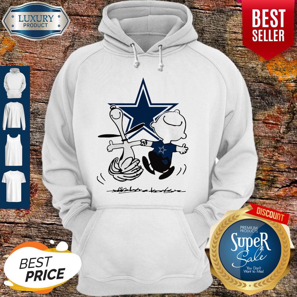 Charlie Brown And Snoopy Dancing Dallas Cowboy Shirt