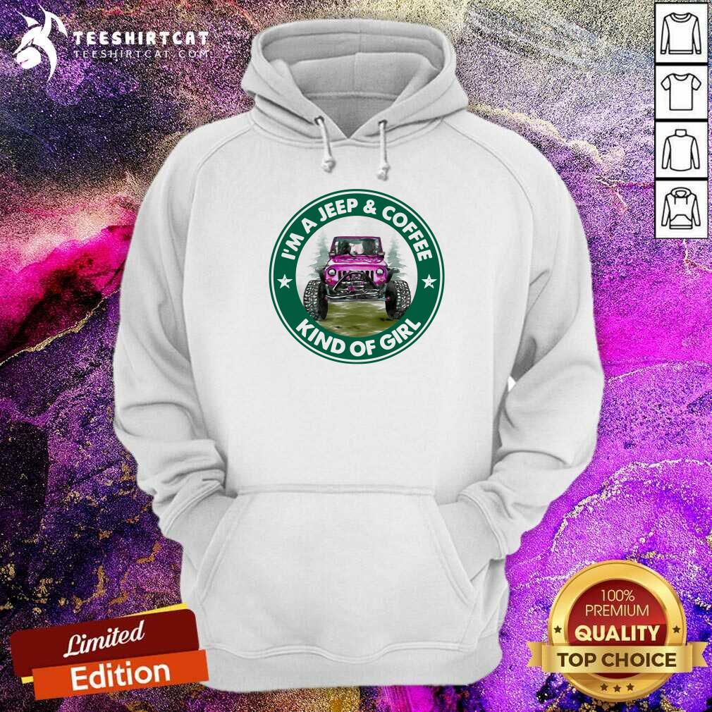 Colorful I Am A Jeep And Coffee Kind Of Girl Shirt