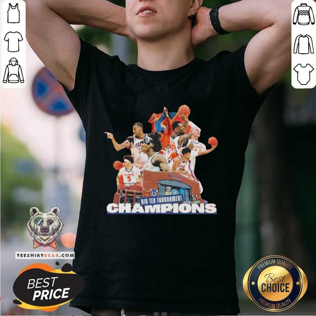 Colorful Illinois Fighting Illini Team Big Ten Tournament Champions Shirt