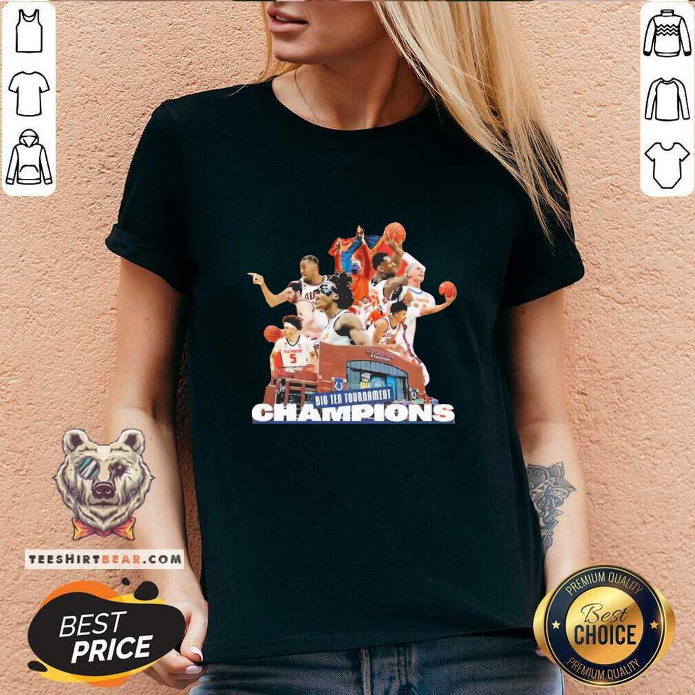 Colorful Illinois Fighting Illini Team Big Ten Tournament Champions Shirt