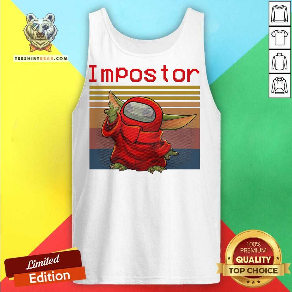 Cute Baby Yoda Impostor Among Us Vintage Shirt