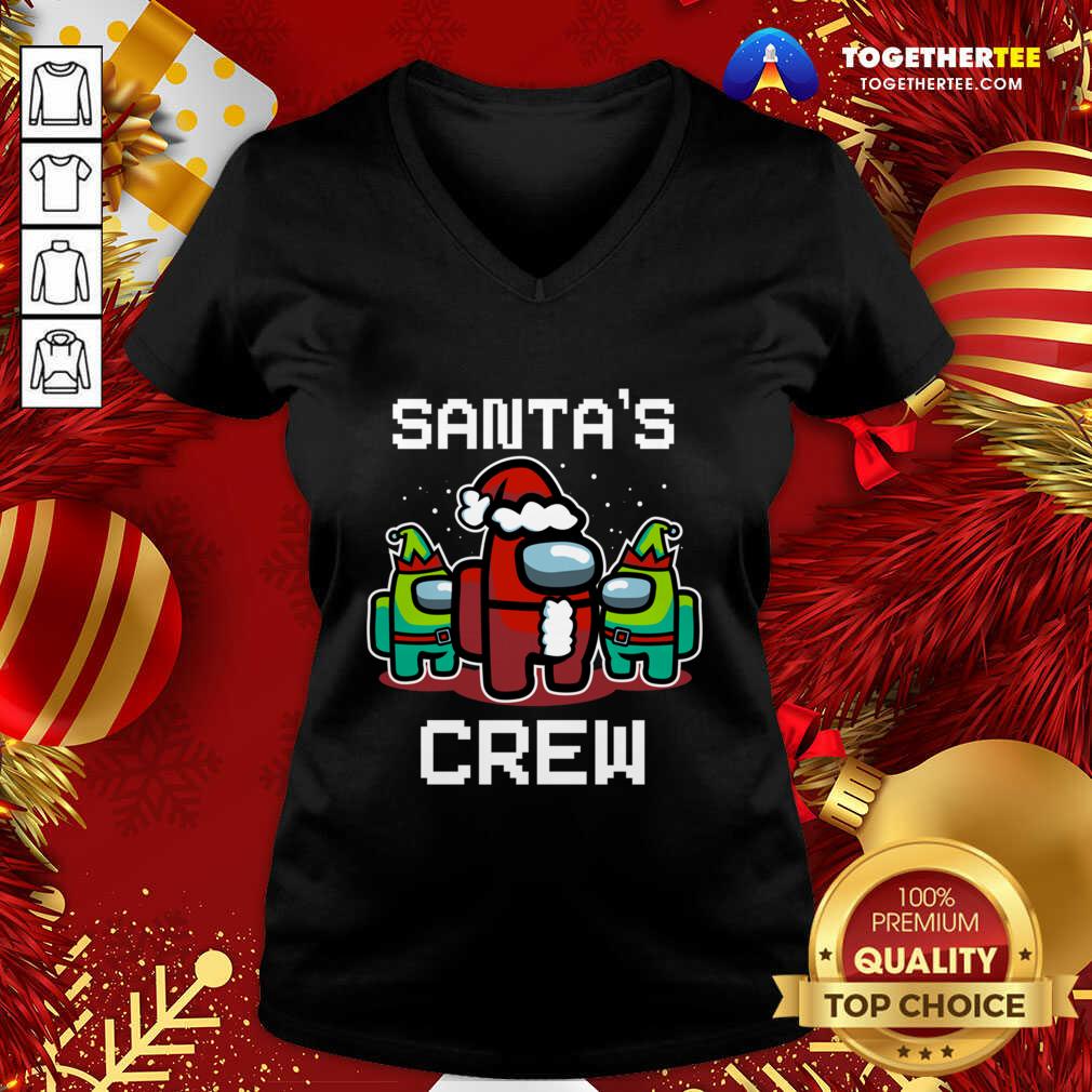 Cute Santa’s Crew Among Us Christmas Shirt