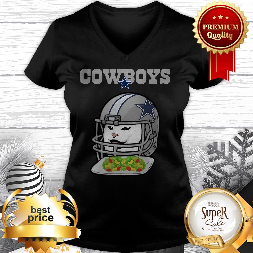 Dallas Cowboys Cat Meme Woman Yelling At Cat Shirt