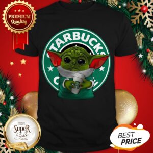 Official Star Wars Baby Yoda Hug Starbuck Coffee Shirt