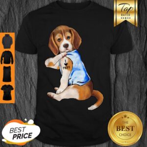 Premium Women Gifts Beagle Dog Tattoo I Love Mom Shirt