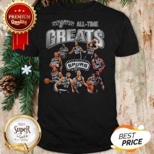 San Antonio Spurs All Time Greats All Signature Shirt