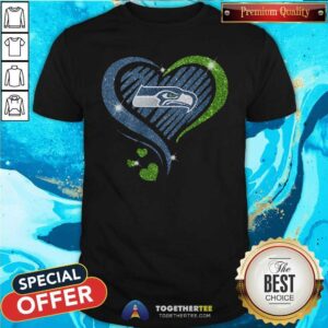 Original Seattle Seahawks Diamond Heart Shirt