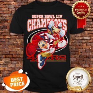 Mickey Minnie Mouse Super Bowl LIV Champions San Francisco 49ers Shirt