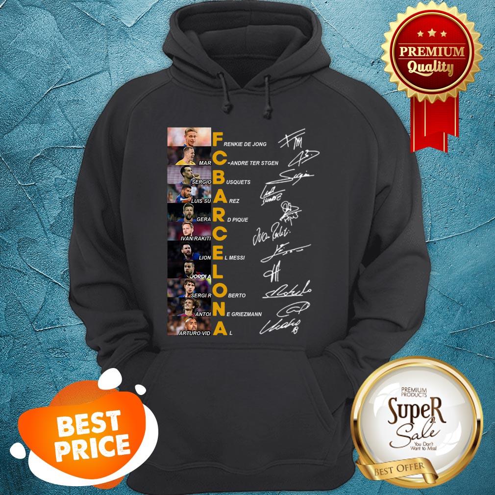 FC Barcelona Signatures Frenkie De Jong Luis Suarez Ivan Rakitic Shirt