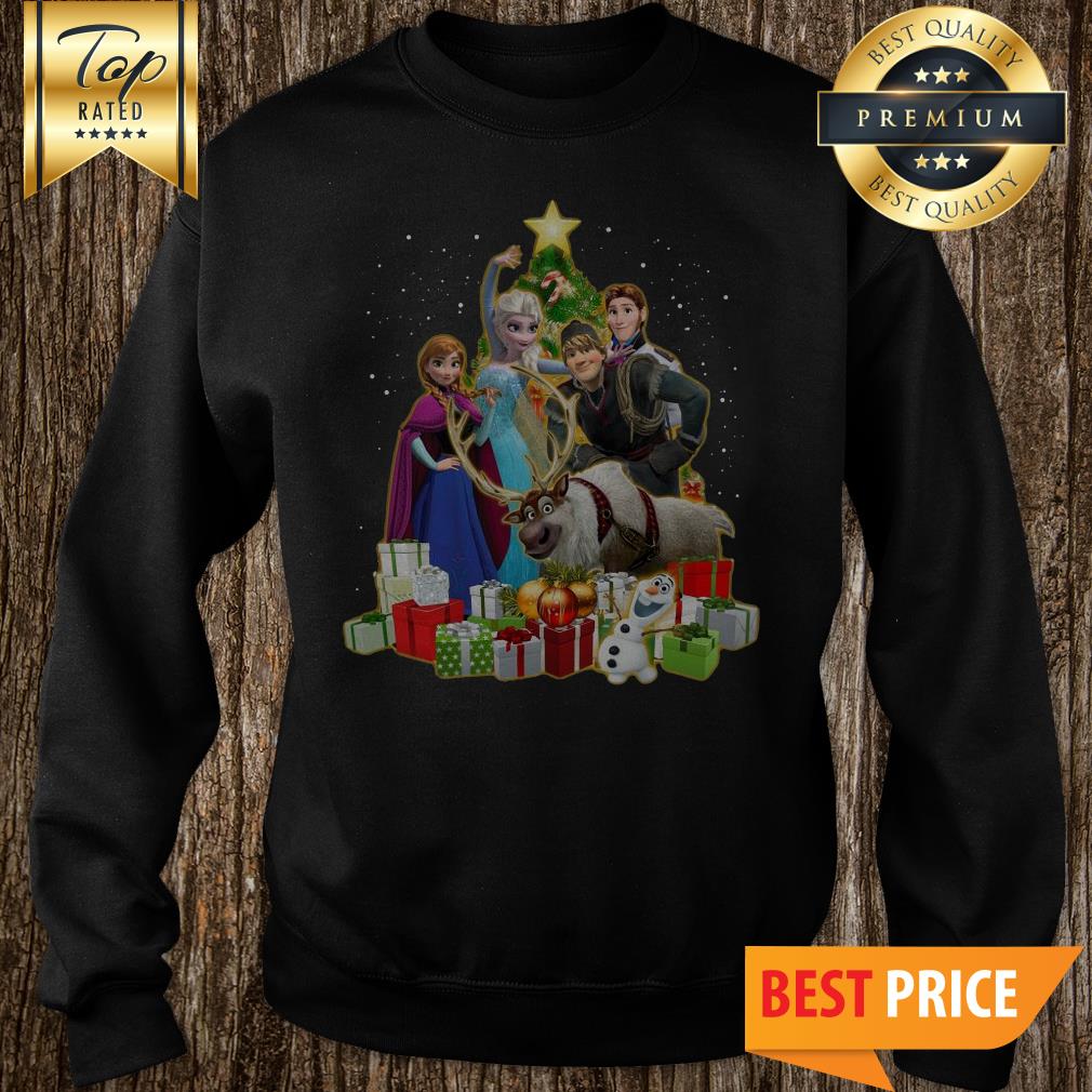 Frozen Characters Christmas Tree Shirt