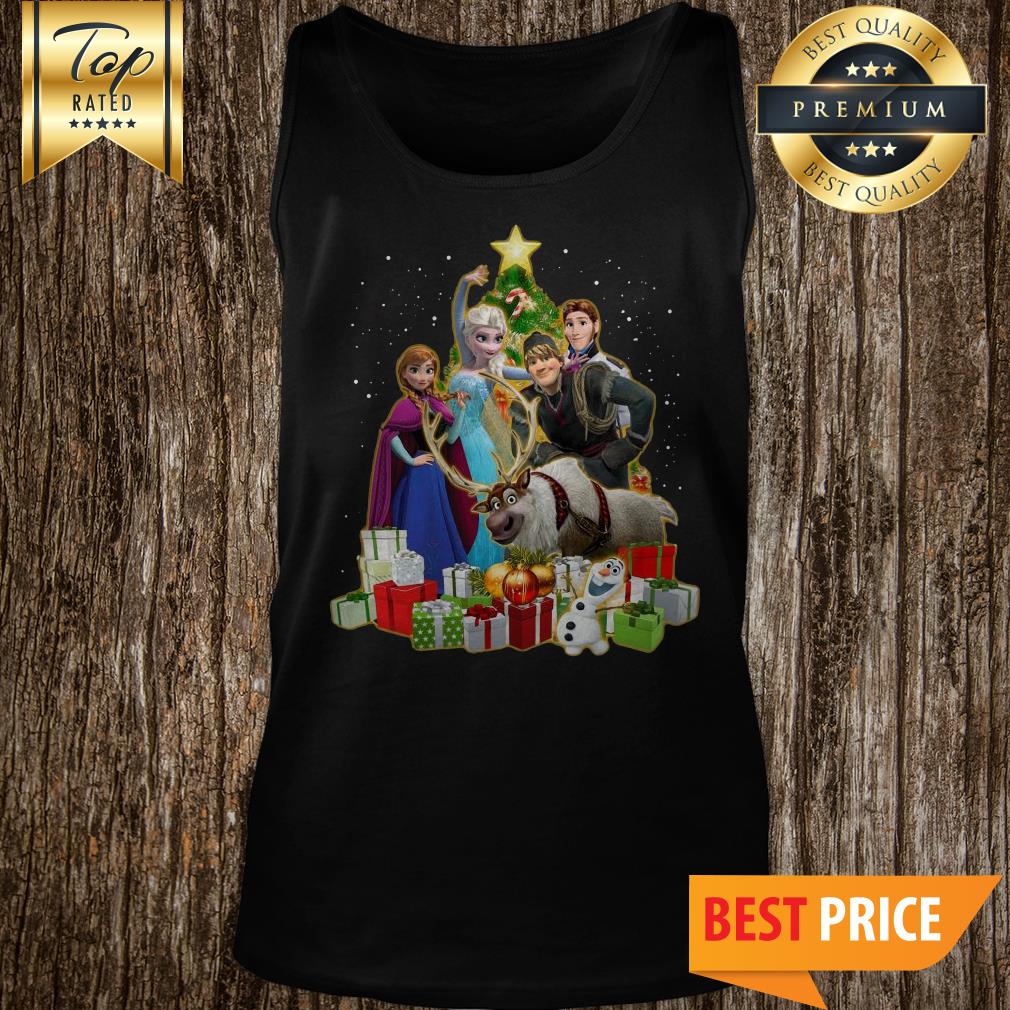 Frozen Characters Christmas Tree Shirt