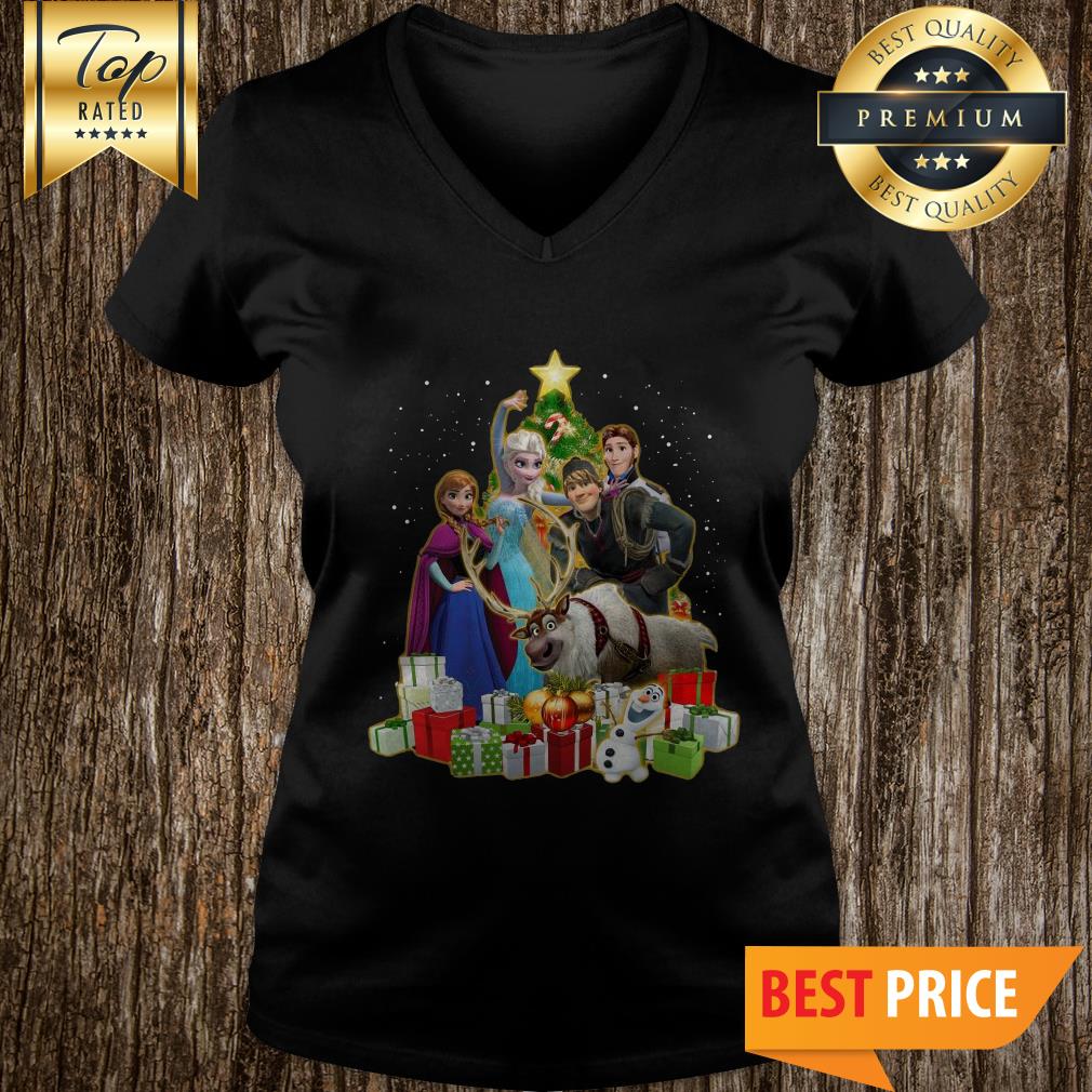 Frozen Characters Christmas Tree Shirt