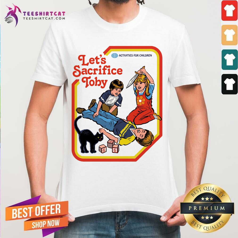 Funny Lets Sacrifice Toby Ringer Shirt