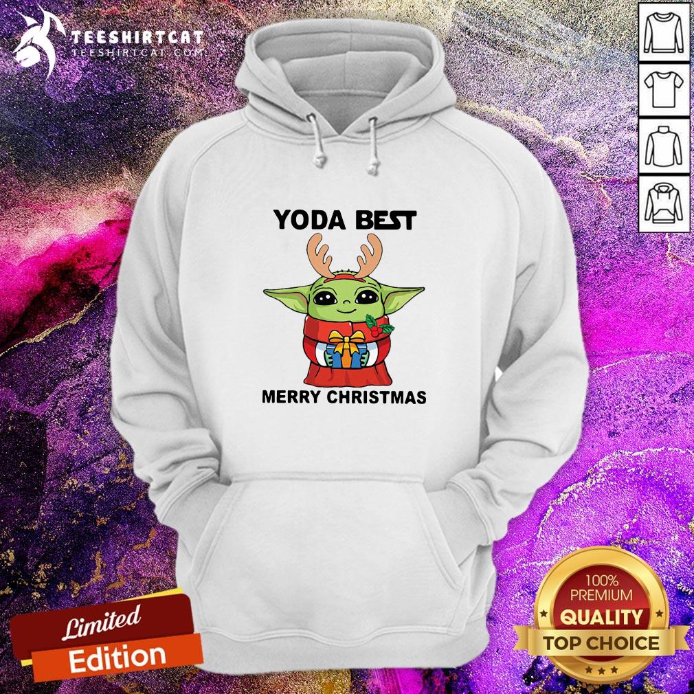 Funny Yoda Reindeer Best Merry Christmas Shirt