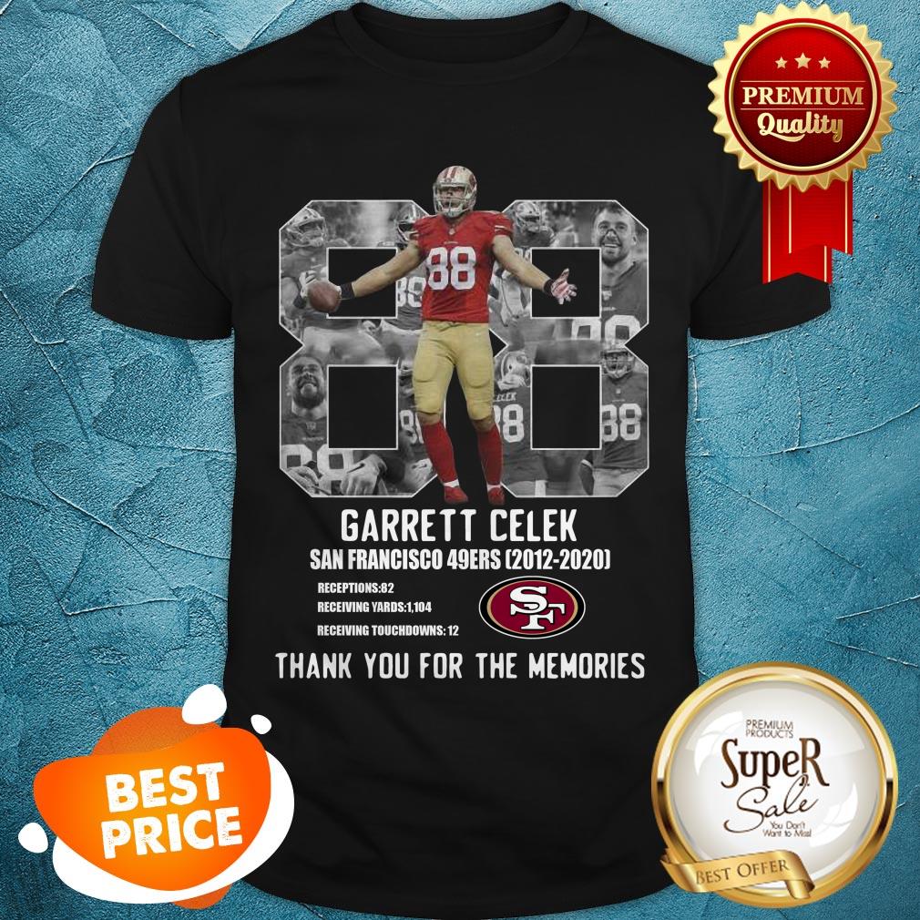 Garrett Celek San Francisco 49ers Thank You For The Memories Shirt