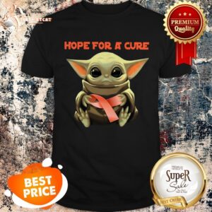 Baby Yoda Hope For A Cure Multiple Sclerosis Awareness Star Wars Shirt