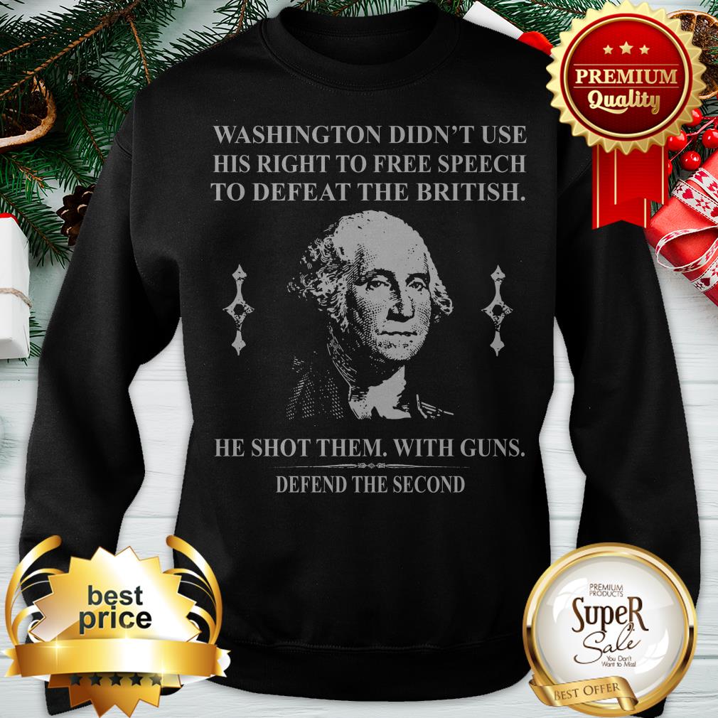 George Washington Didn’t Use His Right To Free Speech To British Shirt