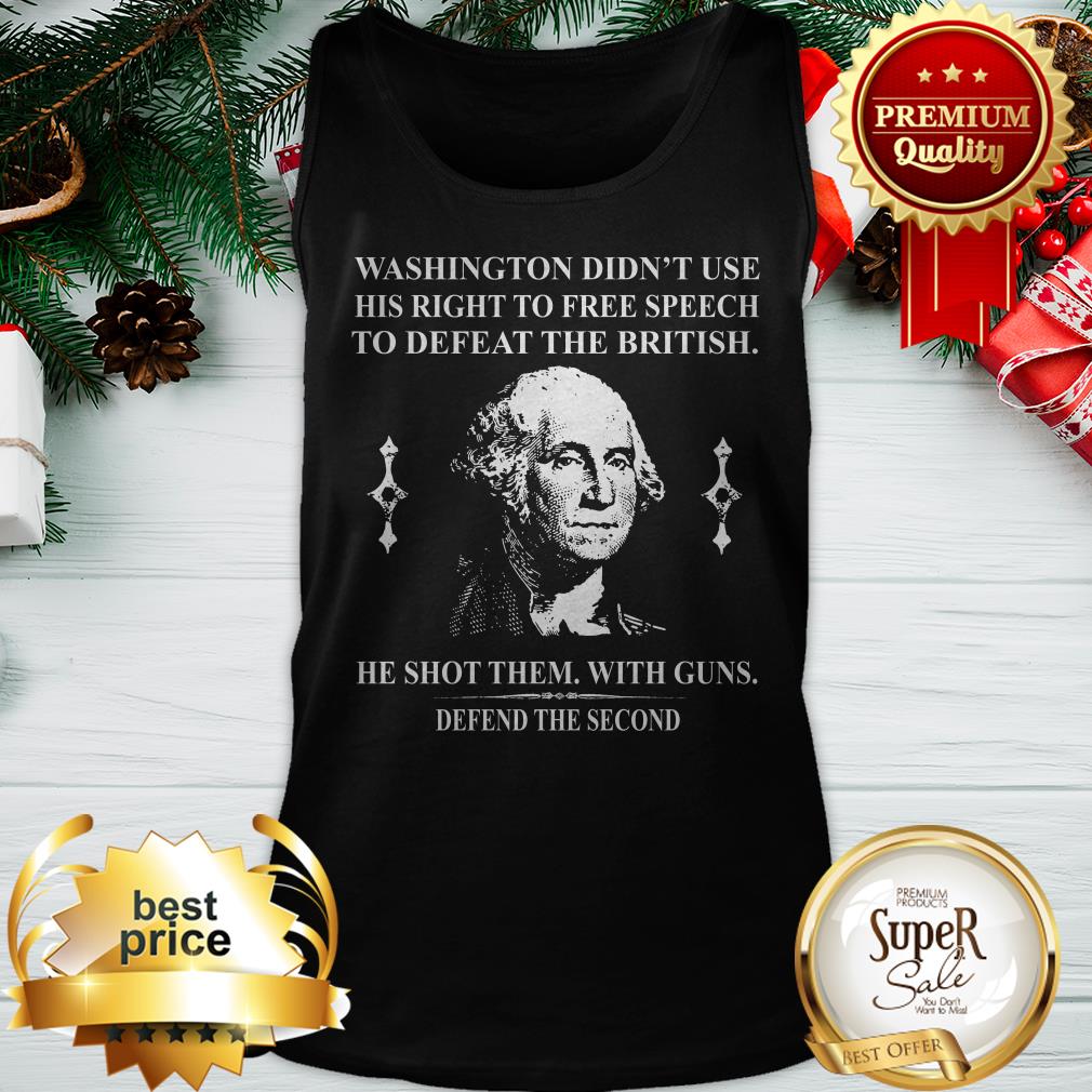 George Washington Didn’t Use His Right To Free Speech To British Shirt