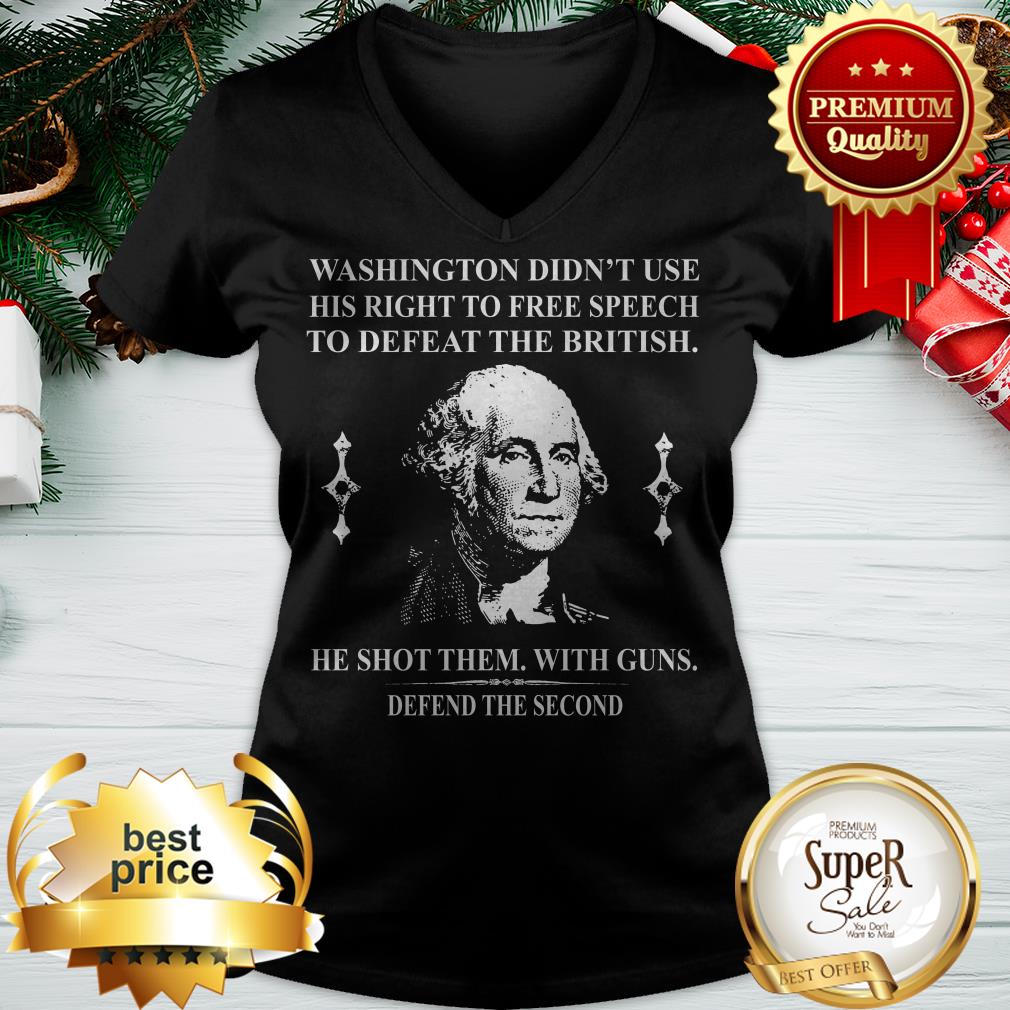 George Washington Didn’t Use His Right To Free Speech To British Shirt