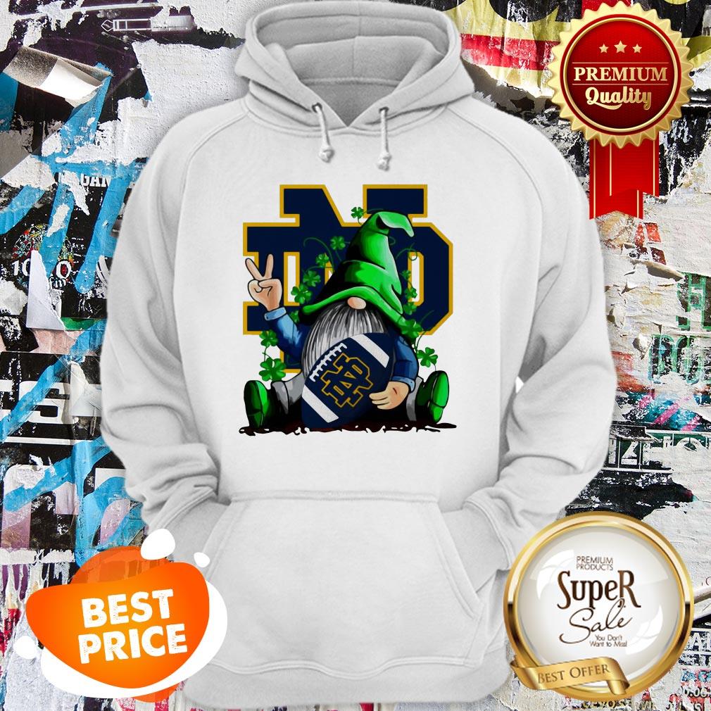 Gnomes Hug Notre Dame Fighting Irish Logo St. Patrick’s Day Shirt