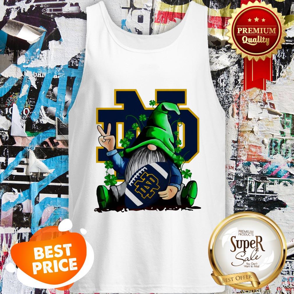 Gnomes Hug Notre Dame Fighting Irish Logo St. Patrick’s Day Shirt