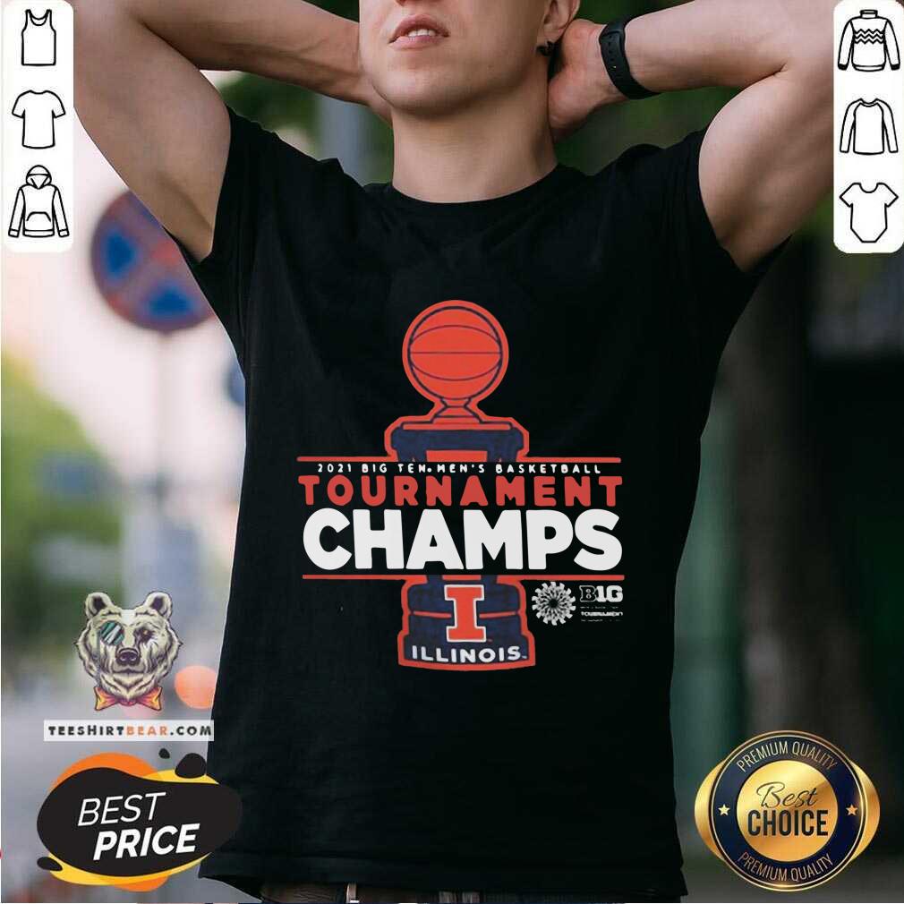 Good Illinois Fighting Illini 2021 Big Ten Basketball Champions Shirt