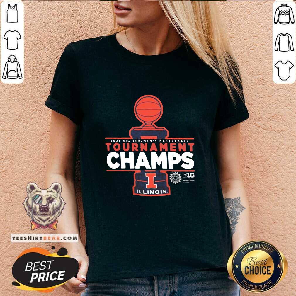 Good Illinois Fighting Illini 2021 Big Ten Basketball Champions Shirt
