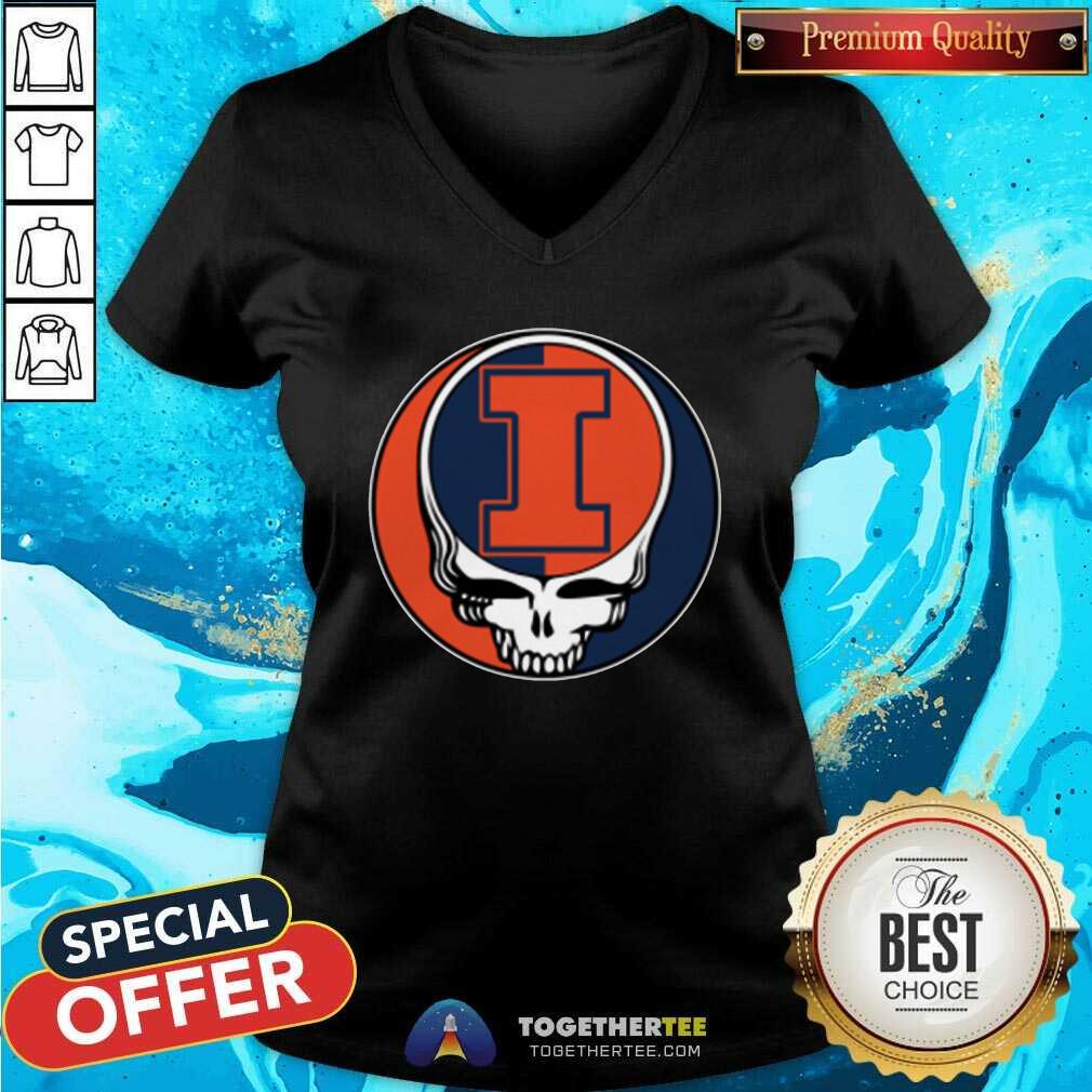 Good Illinois Fighting Illini Grateful Dead Shirt