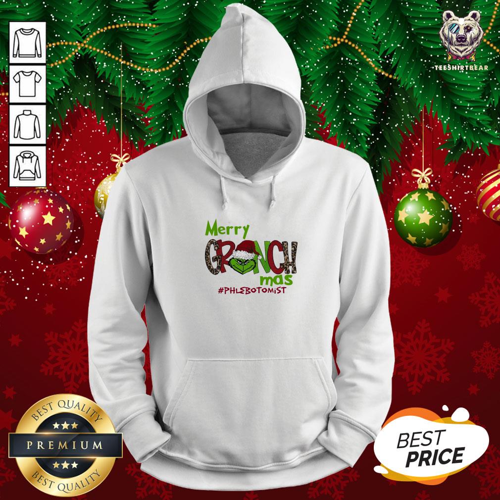 Good Premium Merry Grinchmas #phlebotomist Christmas Shirt
